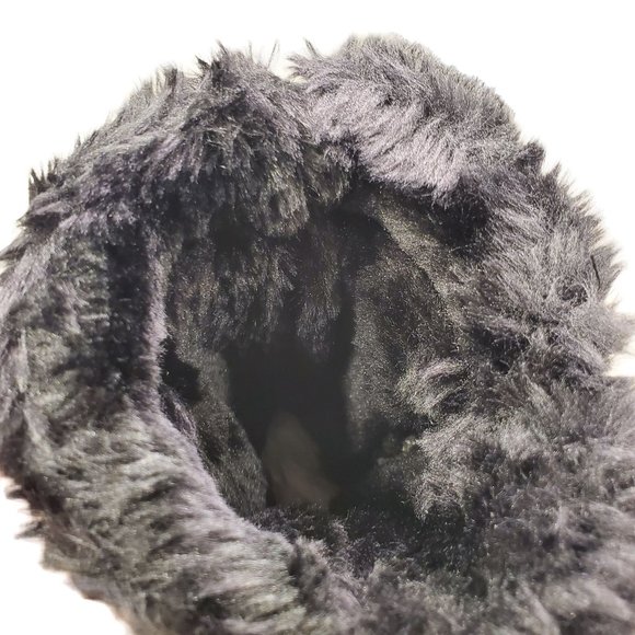 Toddler Girls Tall Black Winter Boots Black Nina Cat & Jack Winter Boots Size 5 - Picture 9 of 10